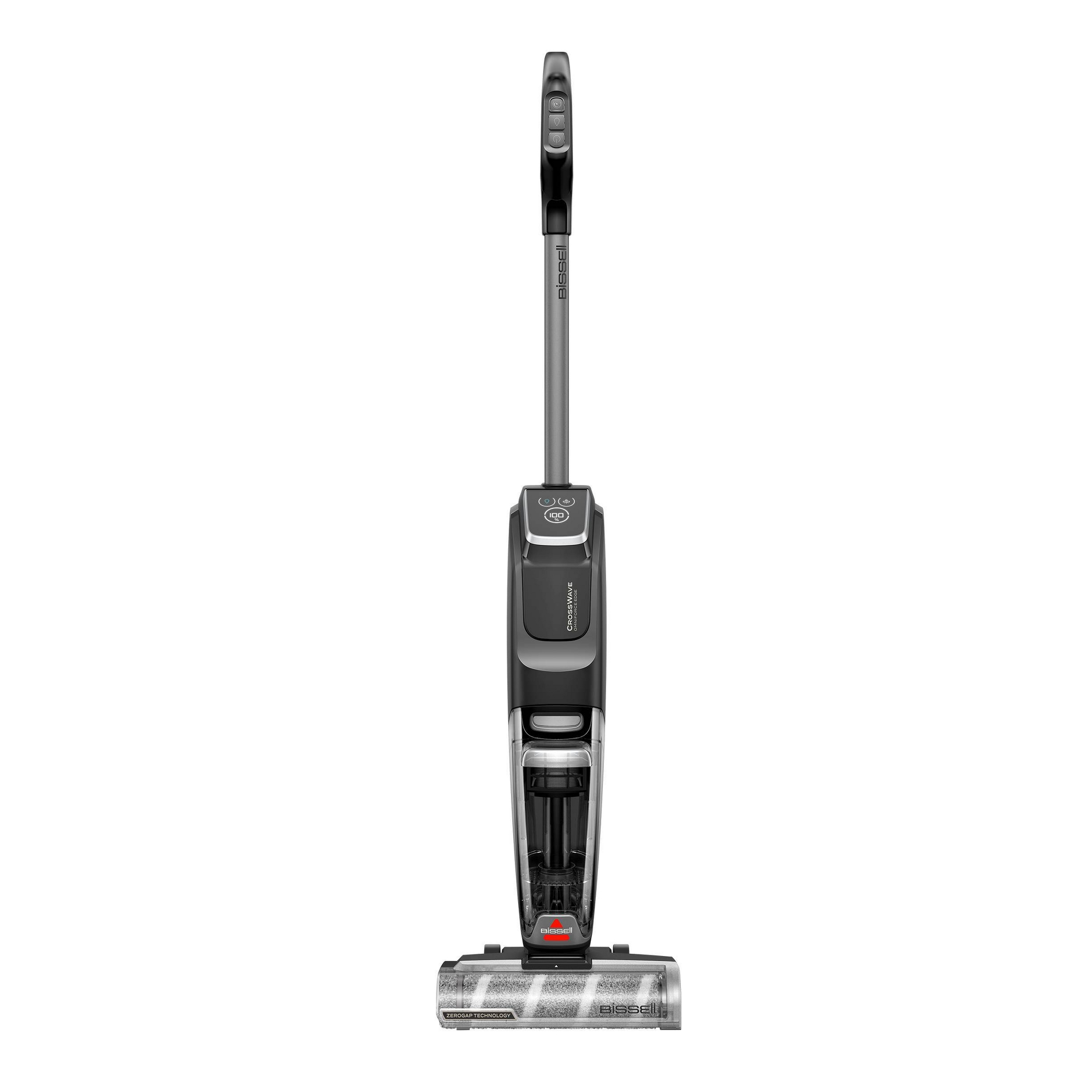 BISSELL CrossWave Omniforce Edge Wet Dry Vacuum 3930 12" Cleaning Path Black: Cordless, Pet Hair Pick Up, Self-Cleaning, 30 Min Run Time