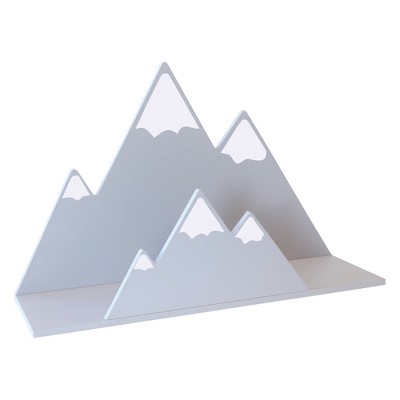 Trend Lab Wall Shelf - Mountain Gray