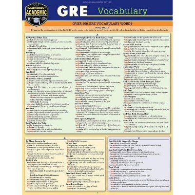 GRE Vocabulary - by  April Michelle Davis (Poster)