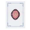 Anna-Kaci Rose Pink Flower Cameo Brooch Pin Crystal Rhinestones with Family Member Gift Message Card & Envelope Jewelry Gifts - 2 of 4