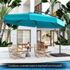 Tangkula 10FT Offset Hanging Umbrella Patio Cantilever Umbrella w/ Easy Tilt Adjustment - 2 of 4