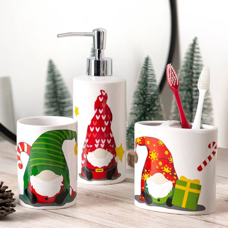 3pc Gnomes Bathroom Accessories Set - Allure Home Creations, 2 of 12