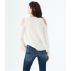 Aeropostale Womens Cold Shoulder Knit Blouse - 2 of 2