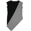 bar III Womens Colorblocked Asymmetrical Knit Blouse - 2 of 2