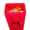 TreeKeeper Wrapping Paper Storage Box Red - 4 of 4