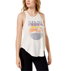 True Vintage Womens Sequined Tank Top, Off-White, Medium - 1 of 1