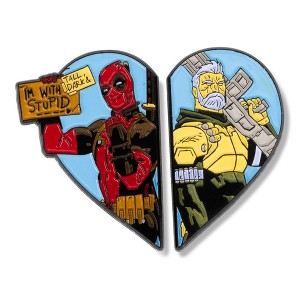 SalesOne LLC Marvel Deadpool and Cable Limited Edition Enamel Pin | NYCC 2018 Exclusive - 1 of 4