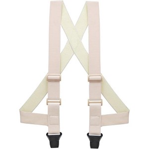 Suspender Store Men’s 1.5" BuzzNot Side-Clip Undergarment Suspenders – Beige - 1 of 4