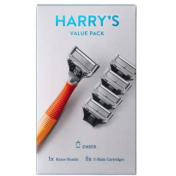 Harry's Value Pack Non-Disposable Razor Handle - Orange - 6ct