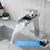 Waterfall Bathroom Faucet with ORB Finish and Pop-Up Drain - 2 of 4