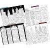 Barker Creek Color Me! Cityscapes 14pt Letter-Size File Folders Multi-Design Set 36 per Set: Art Stationery, Paper, 50 Sheet Capacity - 2 of 3