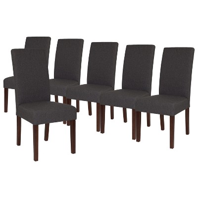 Flash Furniture Set of 6 Greenwich Series Parsons Chairs