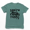 Simply Sage Market You're Like Really Pretty Hearts Garment Dyed Tee - 2 of 4