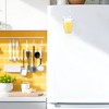 Unique Bargains Decorative Magnets Magnetic Fridge Sticker Irregular Shape Cat with Ice Cream Polyvinyl Chloride 1Pc - 2 of 3