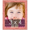 PosterPalooza | Photo Size Shabby Chic Pink Picture Frame - UV Acrylic, Foam Board Backing, Hanging Hardware - 2 of 4