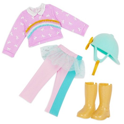 Glitter Girls Colorful Trails Equestrian Outfit for 14" Dolls