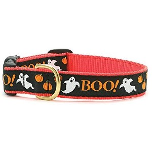 Up Country Boo Halloween Dog Collar (X-Large (18-24”) 1" wide) - 1 of 3