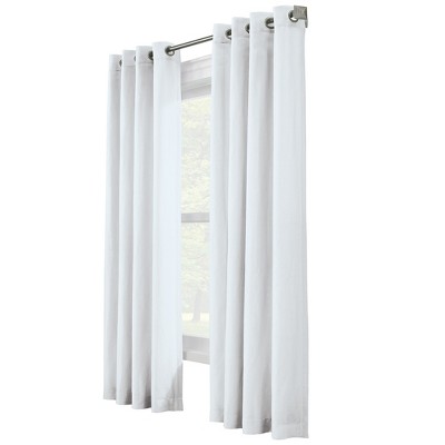 Collections Etc Harmony Elegant Grommet Top Curtain Panel