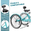 Docred Adult Tricycles 3 Wheel 7 Speed 20/24/26 inch Cruise Bike Adults Tricycle with Basket Recreation Shopping Exercise for Seniors Women Men - 4 of 4