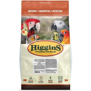 Higgins Sunburst Gourmet Bird Food Blend for Parrots, Food and Treat in One, 25lbs - 1 of 2