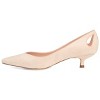 Journee Collection Womens Goldie Pointed Toe Kitten Heel Pumps - 2 of 4