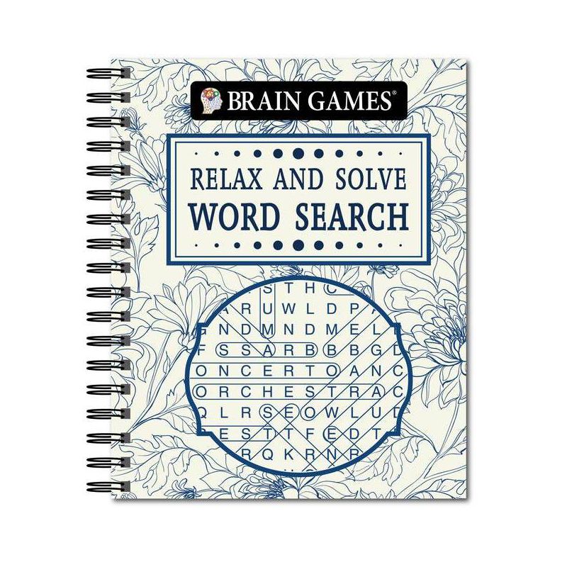 Brain Games - Relax and Solve: Word Search (Toile) - by  Publications International Ltd & Brain Games (Spiral Bound), 1 of 2