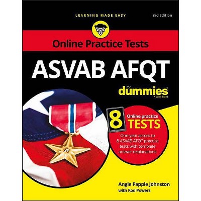 ASVAB Afqt for Dummies - 3rd Edition by  Angie Papple Johnston & Rod Powers (Paperback)