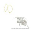 Adornia 14k Gold Plated Wire Threader Earrings - 3 of 3