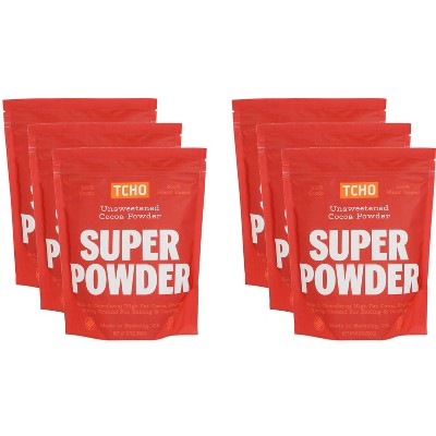 Tcho Cocoa Powder Super Unsweet - Case Of 6 - 6.7 Oz