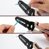 Carbon Steel 7 Inch Wire Stripper - Precision 10-22 AWG, PVC Coated Handle, Durable Multi-Size Wire Stripper Tool for Electrical Wires - 4 of 4