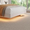Bed Frame with Storage Shelves, Modern Upholstered Headboard, Heavy Duty Metal Slats, No Box Spring Needed, Noise Free - 4 of 4