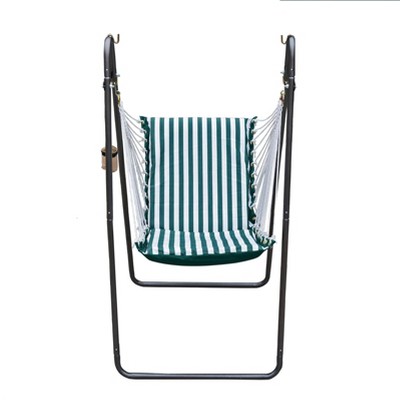 Soft Comfort Swing Chair & Stand With Sunbrella - Green - Algoma : Target