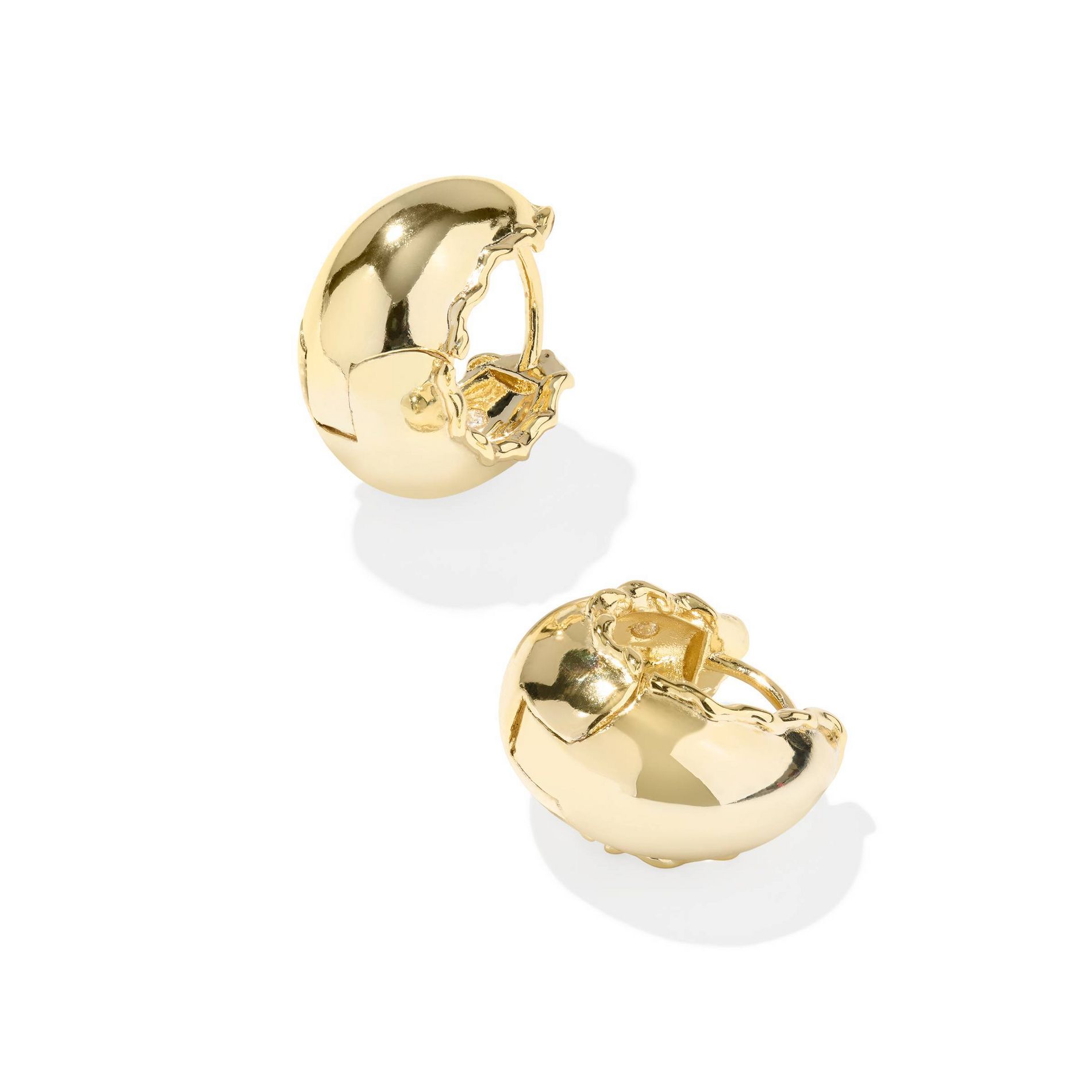 Kendra Scott 14K Gold Over Brass Carrie Huggie Hoop Earrings - Gold