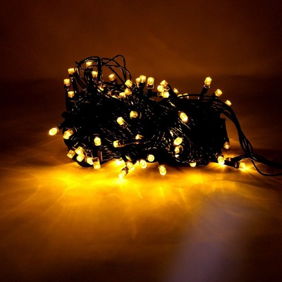 Perfect Holiday 100 LED Black Cable Multifunction Plug in - 32' long
