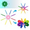 PICASSO-TILES 108 PC Green Interlocking Plastic Disc, Building Chip Blocks Toy Set for Toddlers, Boys & Girls 3+ - 4 of 4