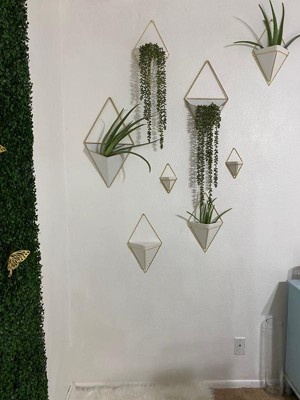 Grande jardinière murale - Trigg||Large white wall planter - Trigg