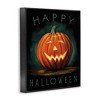 Stupell Industries Happy Halloween Jack-O-Lantern Smile Festive Framed Giclee Art - 2 of 4