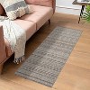 Washable Area Rugs for Living Room Low Pile Printed Braid Rug for Bedroom Modern Aesthetic Non Slip Large Floor Carpet for Living Room Bedroom - 2 of 4
