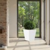 Spassway Indoor Outdoor Geometric Metal Planter Pot Planter Box Patio Garden Bed Black - 3 of 4