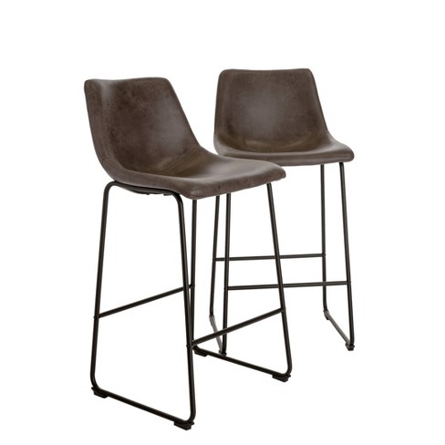 Set Of 2 Jackson Barstool Brown - Finch : Target