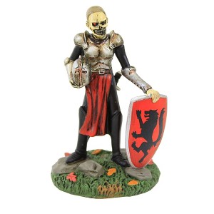 Department 56 Villages 3.5 Inch The Mad Knight Of Calvario Halloween Village Shield Helmet Village Figurines - 1 of 3