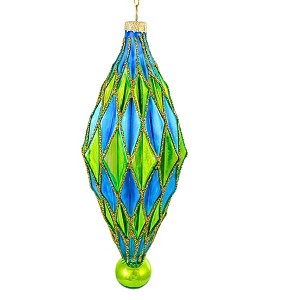 Cody Foster 7.0 Inch Midcentury Diamonds Large Christmas Tree Ornament , Christmas Decor Midcentury Modern (1PC) - 1 of 4