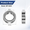 Unique Bargains Durable Chrome Steel Flanged Ball Bearing 10 8mm x 12mm x 3.5mm - 3 of 4