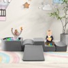 Infans 5PCS Climb and Crawl Playset with Ball Pit for Kids Zippers for Playroom - 3 of 4