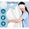 Aghana Digitals High Resilience Pillows Breathable Home Pillows Washable Pillowcases - 2 of 4