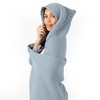 Comfy Cubs Muslin Adult Hooded Towel - Large, Absorbent Hooded Bath Towels for Adults, Stylish Towel with Hood - 2 of 4