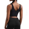 DOMETOUR Sports Bra for Women Wirefree Padded Yoga Bras Tank Tops Fitness Workout Running Top - 3 of 4