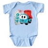 Leo the Truck Leo Name Distressed - Baby Short Sleeve Graphic Bodysuit - 2 of 3