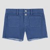 Levi's® Girls' Front Pocket Shorts - Navy Blue - 3 of 4