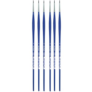 da Vinci FORTE-Acrylics Student Brush, Synthetic, Acrylic & Oil, Round, Series 8630, Size 0, Pack of 6 - 1 of 3